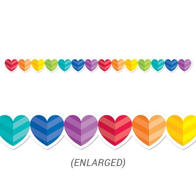 Rainbow Hearts Border