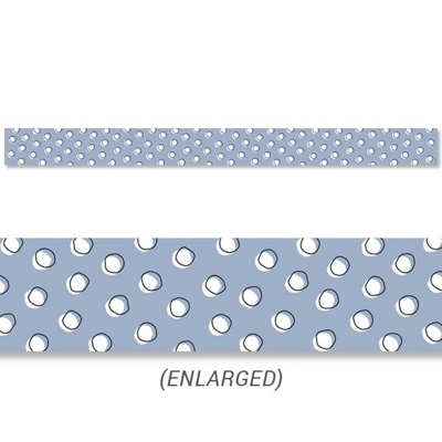 Doodle Dots on Gray Border