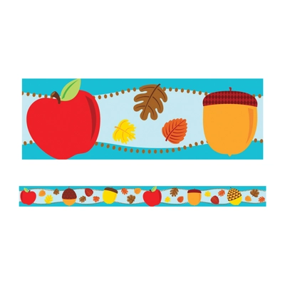Apples & Acorns Straight Borders