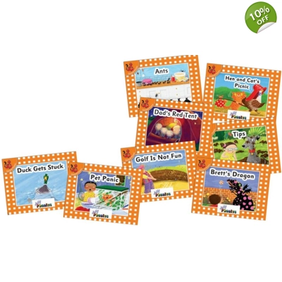 JOLLY PHONICS ORANGE READERS COMPLETE SET [PACK OF 21] - PRINT