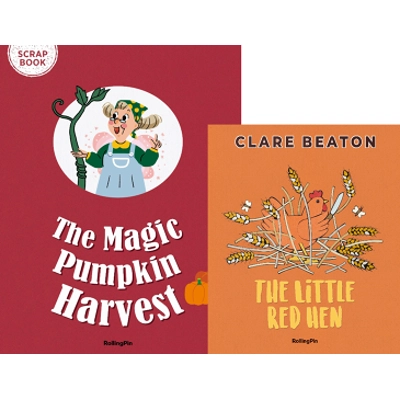Little Red Hen, The & Magic pumpkin harvest scrapbook