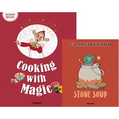 Stone Soup & Cooking with magic scrapbook