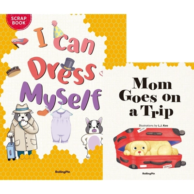 Mom Goes On a Trip & I can dress myself Scrapbook