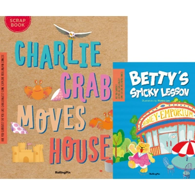 Betty's Sticky Lesson & Charlie Crab Moves House Scrapbook