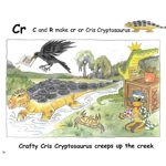 Dinosaur Discovery book and CD: An adventure in Blends and digraphs by Julia Gabriel