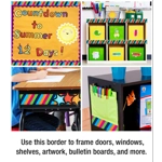 Colorful Stripes Rolled Straight Borders