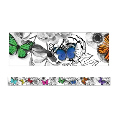 Butterflies Straight Borders