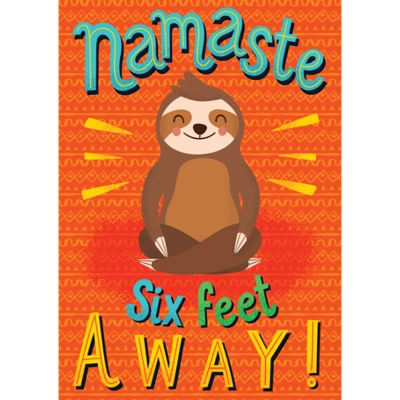Namaste Six Feet Away! Poster