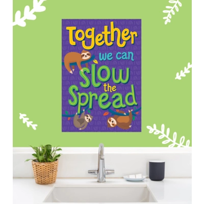 Together We Can Slow the Spread Poster
