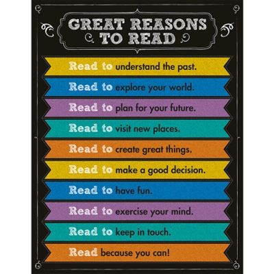 Great Reasons to Read Chart Grade 1-8