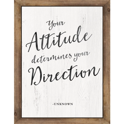 Your Attitude Determines Chart