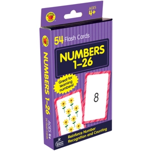 Numbers 1 to 26 Flash Cards ..