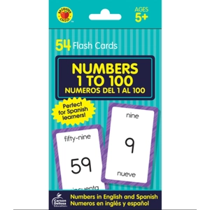 Numbers 1 to 100 Flash Cards..