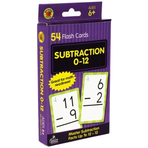 Subtraction 0 to 12 Flash Ca..