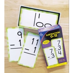 Subtraction 0-12 Flash Cards Grade 1-3