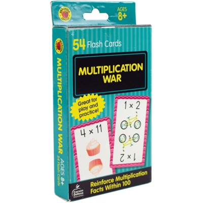 Multiplication War Flash Cards Grade 3-5