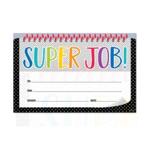 Bold & Bright Super Job! Award