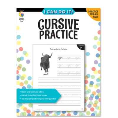 I Can Do It! Cursive Practice