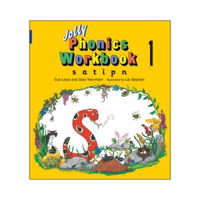 Jolly Phonics Workbook 1 (in Cursive Letters)