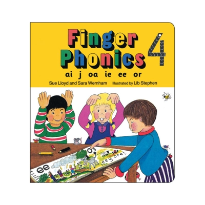 Finger Phonics Book 4 (in Cursive Letters)