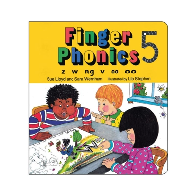 Finger Phonics Book 5 (in Cursive Letters)
