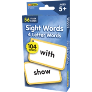 Sight Words Flash Cards - 4 ..