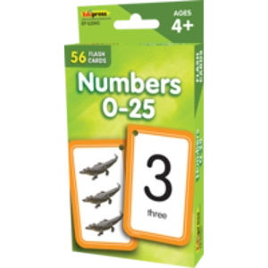 Numbers 0-25 Flash Cards