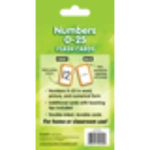 Numbers 0-25 Flash Cards