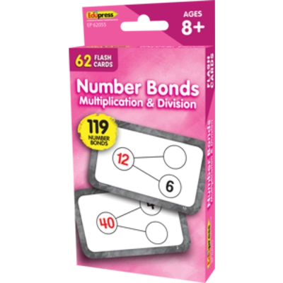 Number Bonds Flash Cards - Multiplication and Division