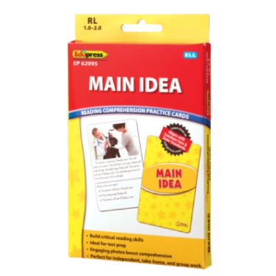 Main Idea Practice Cards Yellow Level