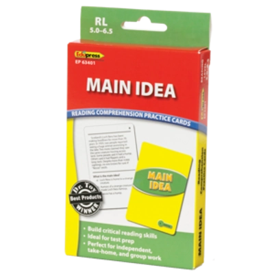Main Idea Practice Cards Green Level
