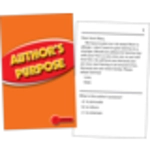 Author's Purpose Practice Cards Red Level