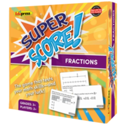 Super Score Game Fractions Grades 3+