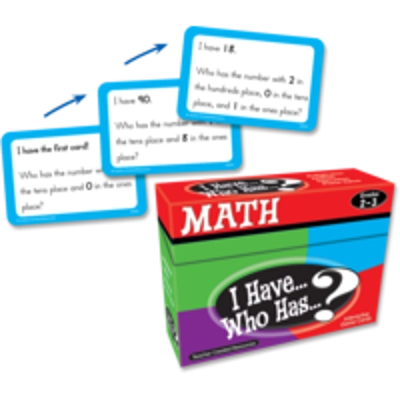 I Have, Who Has Math Game Grade 2-3