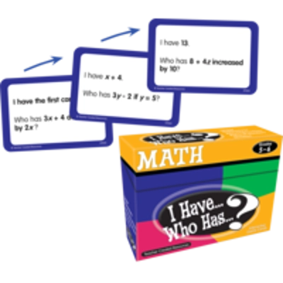 I Have, Who Has Math Game Grade 5-6