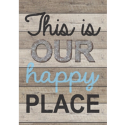 This Is Our Happy Place Positive Poster