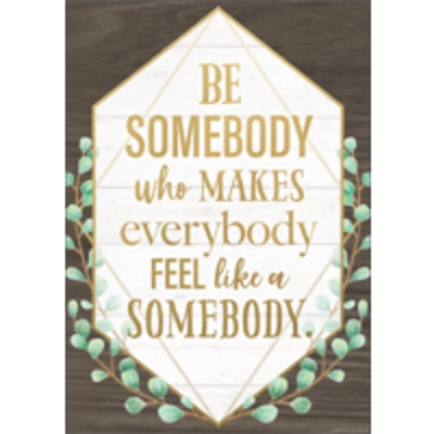 Be Somebody Who Makes Everybody Feel like a Somebody Positive Poster