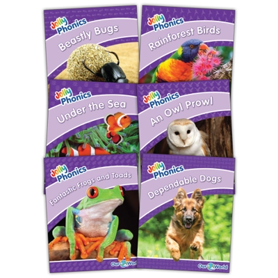 Jolly Phonics Readers Level 5 Our World (in Cursive Letters)