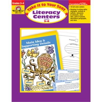 Take It To Your Seat: Literacy Centers, Grades 3-4