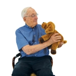 Lucky Theo The Therapy Dog weighted lapdog