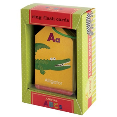 Mudpuppy Press Animal ABC Ring Flash Cards