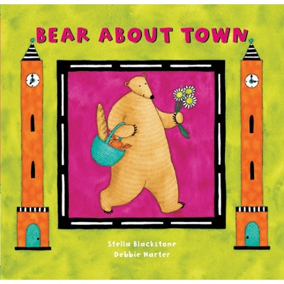 Bear about Town Board Book | Barefoot Series