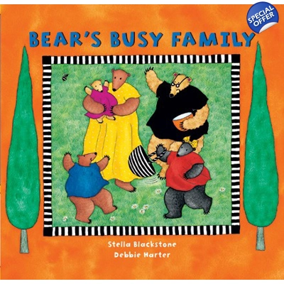 Bear's Busy Family Board Book | Barefoot Series