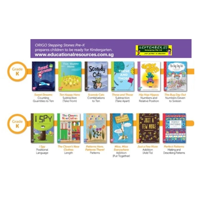 Origo Stepping Stones 2.0 Big Books Gr K Set (12 titles)
