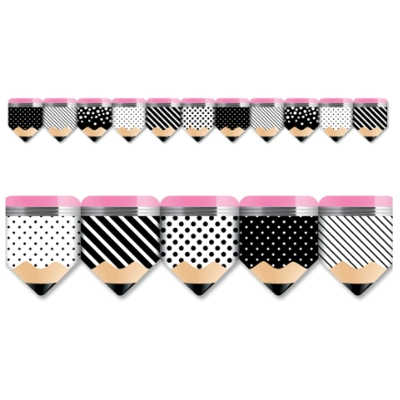 STRIPED & SPOTTED PENCILS EZ BORDER