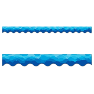 WAVES OF BLUE WAVY EZ BORDER