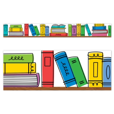 CORE DECOR DOODLE BOOKSHELF EZ BORDER