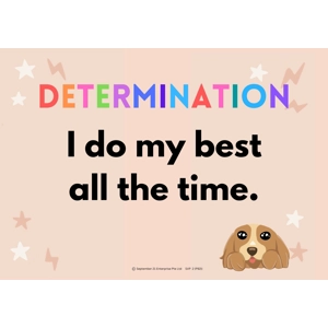 DETERMINATION A3 POSTER (SCH..