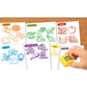 HEALTHY FOODS STAMP SET
