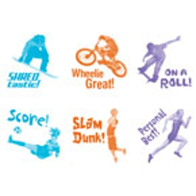 SELF-INKING PHOTO STAMPS: SPORTS